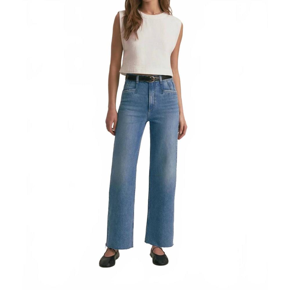 Favorite Daughter Light Blue Wide Leg Jeans